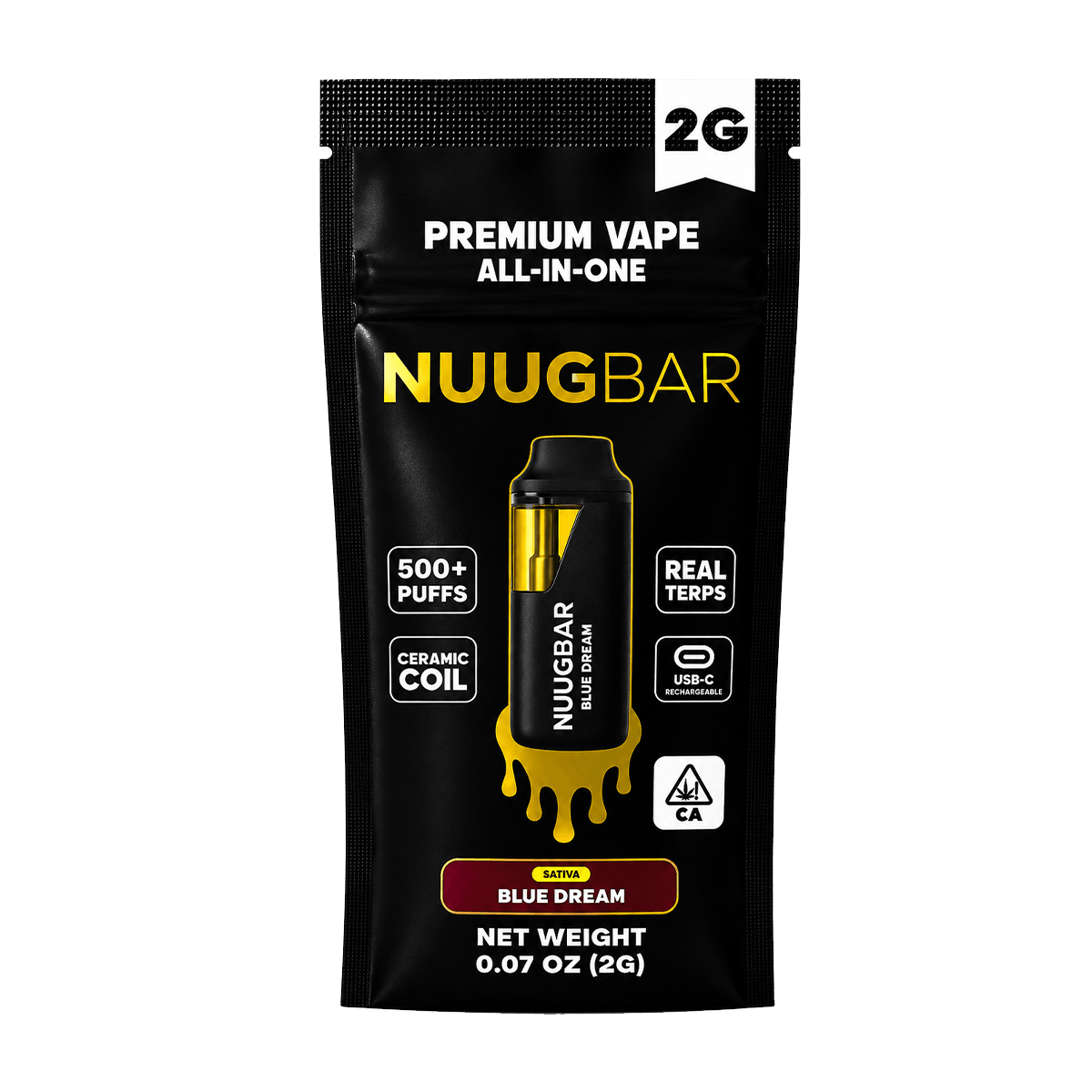 Blue Dream NUUG BAR THC & THCA vape